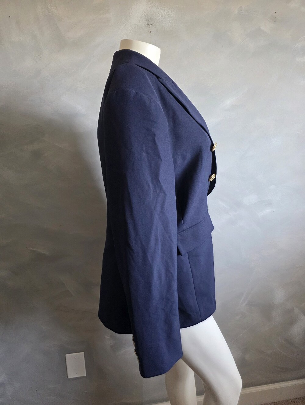 Quince Scuba Captain's Convertible Blazer Double Breast Nautical Style Jacket L - Picture 6 of 15